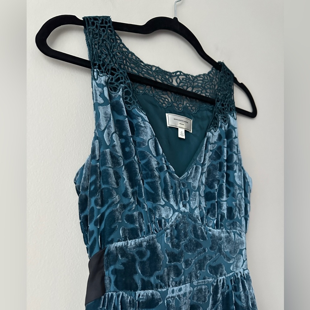 Moulinette Soeurs Blue Midi Dress - Picture 4 of 13